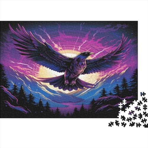 Adler 1000 Stück Puzzles Für Erwachsene Teenager Stress Abbauen Familien-Puzzlespiel 1000-teiliges Puzzle Kinder Lernspiel Spielzeug Geschenk Puzzel 1000pcs (75x50cm) von BANEUBBDE