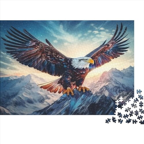 Adler 1000 Teile Puzzle Für Erwachsene, Hochwertige Recycelbare MateriAußerirdische Und Druck Puzzlespiel, Familienspiel, Geschenk Für Liebhaber Oder Freunde Puzzel 1000pcs (75x50cm) von BANEUBBDE