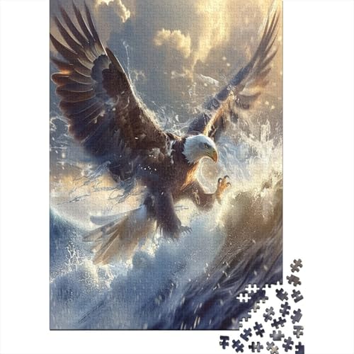 Adler Puzzlespiel 1000 Teile Puzzles Für Erwachsene Lernspiel Herausforderung Spielzeug 1000 Teile Puzzles Für Erwachsene Kinder Erwachsenen Puzzlespiel Puzzel 1000pcs (75x50cm) von BANEUBBDE