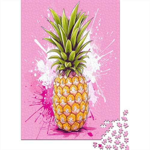 Ananas Puzzlespiel 1000 Teile Erwachsene -Puzzle 1000 Stück Spiel Puzzles Für Erwachsene Kinder Puzzle Erwachsenen Puzzlespiel Puzzel 1000pcs (75x50cm) von BANEUBBDE