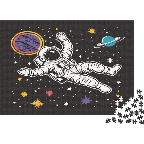 Astronaut Puzzle 1000 Teile, Erwachsene, Klassische Puzzle, Impossible Puzzle,GesKükenlichkeitsspiel Für Die Ganze Familie Erwachsenenpuzzle Ab 14 Jahren Puzzel 1000pcs (75x50cm) von BANEUBBDE