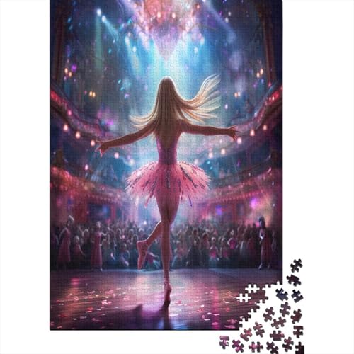 Balletttanz Puzzle 1000 Teile Für Erwachsene Und Kinder Ab 14 Jahrenfür Stressabbauer Puzzlespiel Erwachsenen Puzzlespiel Puzzel 1000pcs (75x50cm) von BANEUBBDE