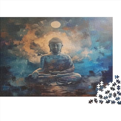 Buddha Statue 1000 Teile,Impossible Puzzle,GesKükenlichkeitsspiel Für Die Ganze Familie, Erwachsenen Puzzlespiel Puzzel 1000pcs (75x50cm) von BANEUBBDE