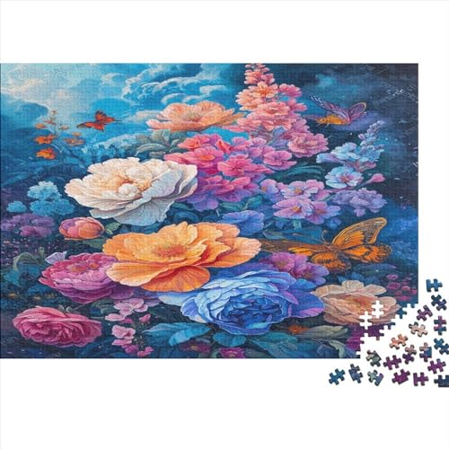 ColoRot Roses Puzzlespiel 1000 Teile Puzzles Für Erwachsene Lernspiel Herausforderung Spielzeug 1000 Teile Puzzles Für Erwachsene Kinder Erwachsenen Puzzlespiel Puzzel 1000pcs (75x50cm) von BANEUBBDE