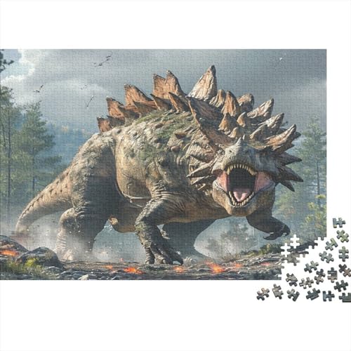 Dinosaurier Puzzle 1000 Teile Puzzles Für Erwachsene Lernspiel Herausforderungsspielzeug 1000-teilige Puzzlespiel Für Erwachsene Kinder Puzzel 1000pcs (75x50cm) von BANEUBBDE