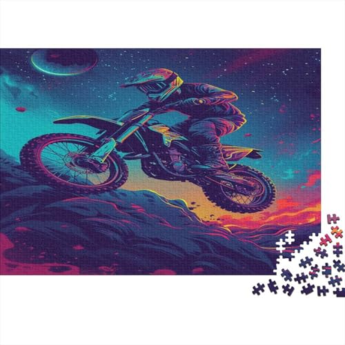 Dirt Bike Puzzlespiel 1000 Teile Puzzles Für Erwachsene Lernspiel Herausforderung Spielzeug 1000 Teile Puzzles Für Erwachsene Kinder Erwachsenen Puzzlespiel Puzzel 1000pcs (75x50cm) von BANEUBBDE