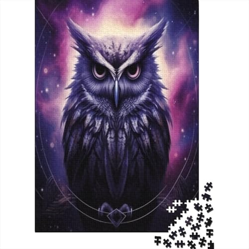 Eule Puzzle 1000 Teile Erwachsener Kniffel Spaß Für Die Ganze Familie - Abwechslungsreiche 1000 Puzzleteilige Motive Puzzle Erwachsene, Puzzel 1000pcs (75x50cm) von BANEUBBDE