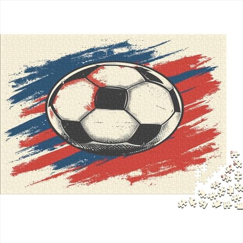 Fußball Puzzle 1000 Teile Puzzle Erwachsene Schwieriges Schwer Puzzle Für Erwachsene Und Kinder Ab 14 Jahren Puzzel 1000pcs (75x50cm) von BANEUBBDE