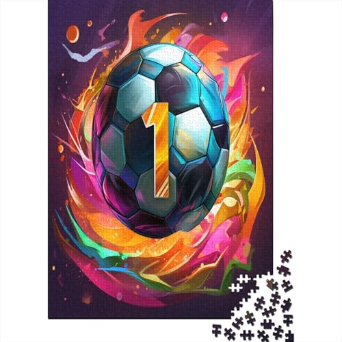 Fußball Puzzle 1000 Teile Puzzle Für Erwachsene Und Kinder Ab 14 Jahren,Puzzlespiel Erwachsenen Puzzlespiel Puzzel 1000pcs (75x50cm) von BANEUBBDE