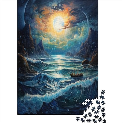 Gezeiten Puzzle 1000 Teile, Erwachsene, Klassische Puzzle, Impossible Puzzle,GesKükenlichkeitsspiel Für Die Ganze Familie Erwachsenenpuzzle Ab 14 Jahren Puzzel 1000pcs (75x50cm) von BANEUBBDE