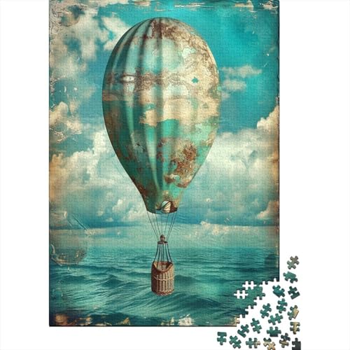 Heißluftballon 1000 Stück Puzzles Für Erwachsene Teenager Stress Abbauen Familien-Puzzlespiel 1000-teiliges Puzzle Kinder Lernspiel Spielzeug Geschenk Puzzel 1000pcs (75x50cm) von BANEUBBDE