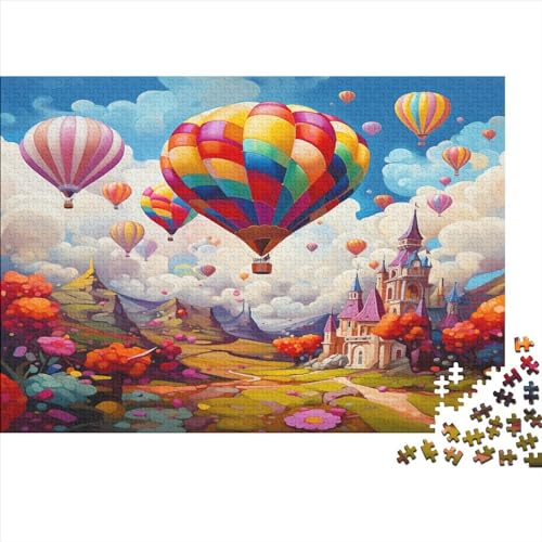 Heißluftballon Puzzle 1000 Teile Erwachsener Kniffel Spaß Für Die Ganze Familie - Abwechslungsreiche 1000 Puzzleteilige Motive Puzzlespiel Erwachsene, Puzzel 1000pcs (75x50cm) von BANEUBBDE