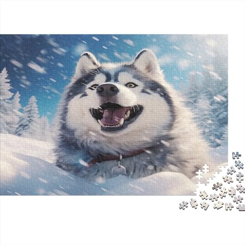 Husky Puzzle 1000 Teile, Erwachsene, Klassische Puzzle, Impossible Puzzle,GesKükenlichkeitsspiel Für Die Ganze Familie Erwachsenenpuzzle Ab 14 Jahren Puzzel 1000pcs (75x50cm) von BANEUBBDE