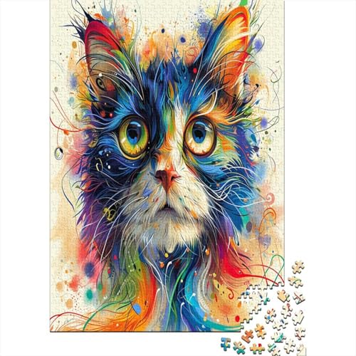 Kat Puzzlespiel 1000 Teile Puzzle Für Erwachsene Und Kinder Ab 14 Jahren, Puzzle-Motiv Erwachsenen Puzzlespiel Puzzel 1000pcs (75x50cm) von BANEUBBDE