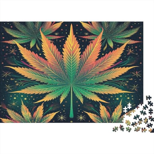 Palm Blätter Puzzle 1000 Teile Puzzle Für Erwachsene Und Kinder Ab 14 Jahren Puzzel 1000pcs (75x50cm) von BANEUBBDE