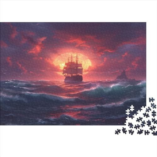 SailBoot Puzzlespiel 1000 Teile, Puzzle Erwachsene 1000 Teile, Impossible Puzzle GesKükenlichkeitsspiel Für Die Ganze Familie, Puzzle Erwachsene 1000 Teile Puzzel 1000pcs (75x50cm) von BANEUBBDE