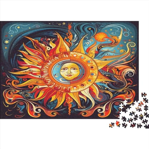 Sonne Puzzle 1000 Teile Erwachsener Kniffel Spaß Für Die Ganze Familie - Abwechslungsreiche 1000 Puzzleteilige Motive Puzzlespiel Erwachsene, Puzzel 1000pcs (75x50cm) von BANEUBBDE