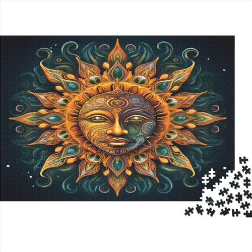 Sonne Puzzle 1000 Teile Puzzles Für Erwachsene Lernspiel Herausforderungsspielzeug 1000-teilige Puzzlespiel Für Erwachsene Kinder Puzzel 1000pcs (75x50cm) von BANEUBBDE