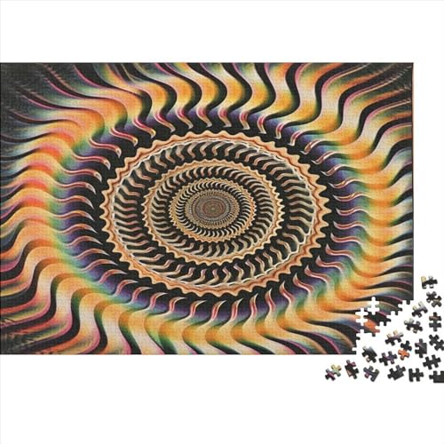 Spirale Puzzle 1000 Teile,Puzzle Für Erwachsene, Impossible Puzzle,Puzzle Farbenfrohes Legespiel,GesKükenlichkeitsspiel Für Die Ganze Familie Puzzel 1000pcs (75x50cm) von BANEUBBDE