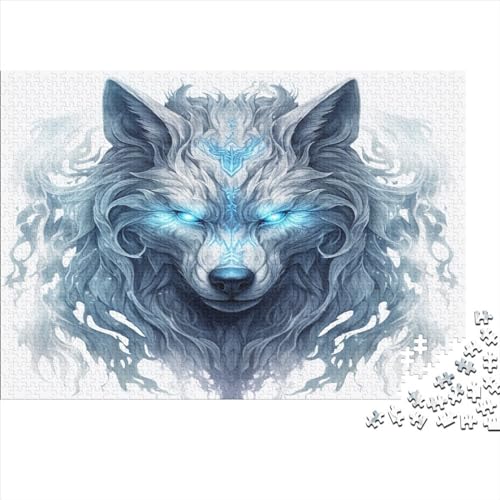 Wolf Puzzle 1000 Teile Für Erwachsene Und Kinder Ab 14 Jahrenfür Stressabbauer Puzzlespiel Erwachsenen Puzzlespiel Puzzel 1000pcs (75x50cm) von BANEUBBDE