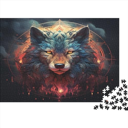 Wolf Puzzle 1000 Teile Puzzle Für Erwachsene Und Kinder Ab 14 Jahren,Puzzlespiel Erwachsenen Puzzlespiel Puzzel 1000pcs (75x50cm) von BANEUBBDE