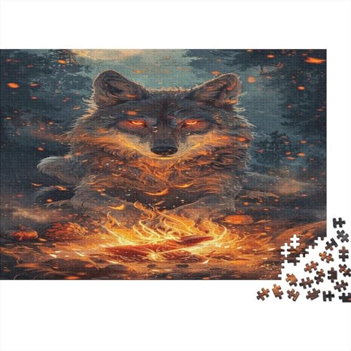 Wolf Puzzle 1000 Teile Puzzle Für Erwachsene Und Kinder Ab 14 Jahren Puzzel 1000pcs (75x50cm) von BANEUBBDE