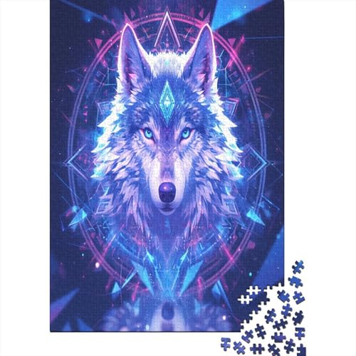 Wolf Puzzle 1000 Teile Puzzle Für Erwachsene Und Kinder Ab 14 Jahren Puzzel 1000pcs (75x50cm) von BANEUBBDE