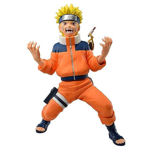 BANPRESTO, Naruto Uzumaki II Naruto Vibration Stars 14 cm Mehrfarbig BP88195 von Banpresto