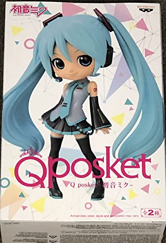 BANPRESTO 18176 Hatsune Miku - Figur Q Posket 14cm ver.B von Banpresto