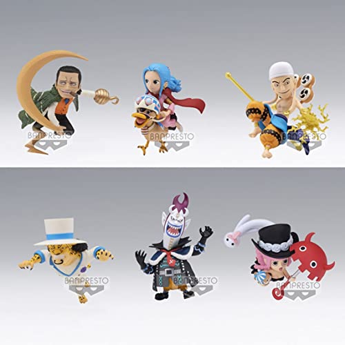 BANPRESTO One Piece World Sammelfigur – Die großen Piraten 100 Landschaften Vol.6 6 Stück, 57691 von BANDAI