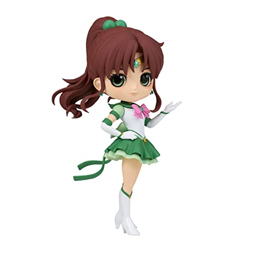 BANPRESTO Q Posket Eternal Sailor Jupiter Pretty Guardian Sailor Moon Cosmos The Movie (Ver.A), 14 cm Mehrfarbig, BP88177 von Banpresto