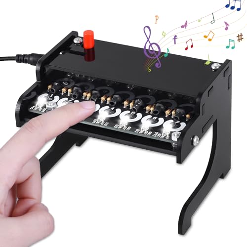 BANRIA Elektronik Löten Bausatz, Mini Klavier Lötset mit lichtempfindlichem vertikalem Elektronik Kit für Bildung Student DIY Instrument und kreatives Geschenk von BANRIA