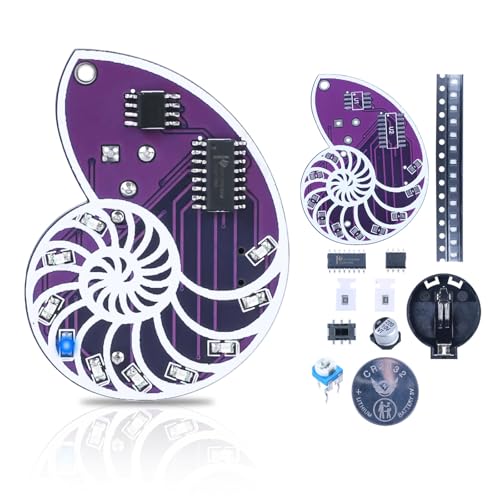 Löten Lernkit, LED Shell Design SMD SMT Lernen Löten Kit, Perfekt zum lötübung Lernen und Tragbares Geschenk Dekorativer Anhänger von BANRIA