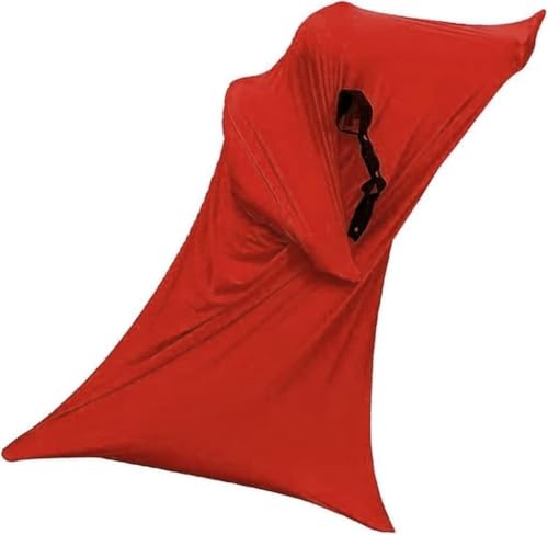 Sensory Body Sock Für Kinder, 47"x27" Ganzkörper Wrap Stretch Body Sox Zur Entlastung Von Stress Für Kinder Mit Autismus, Angst(Rot,L) von BANTASE