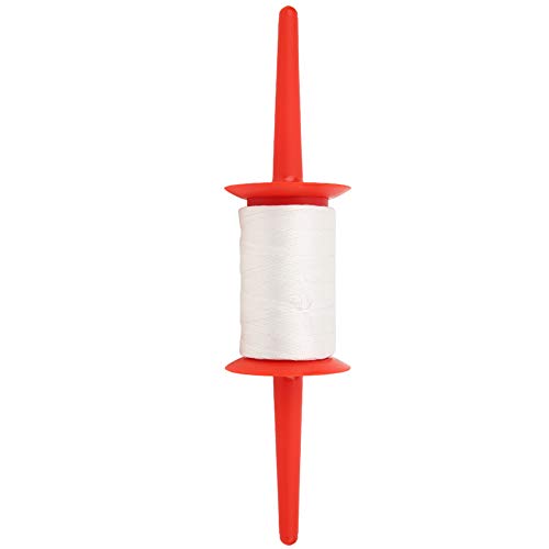 BAOFUYA 150 M Red String Kite Fly Tool Spool aus Haltbarem Polyester -Kunststoff - Angenehmes Strand Urlaubszubehör von BAOFUYA