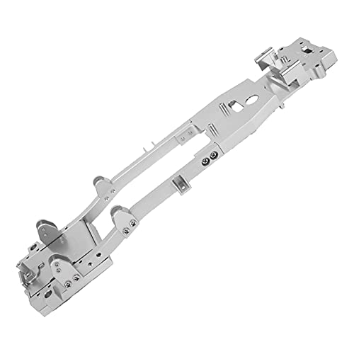 BAOFUYA Langlebige Aluminiumlegierung RC -Chassis -Rahmen für WPL D12 1/10 Auto, Einfach zu Installierter DIY -Teil, Geeignet für RC -Auto -Enthusiasten (Silver) von BAOFUYA