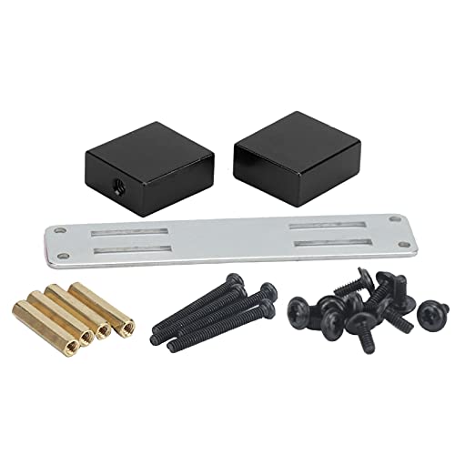 BAOFUYA RC Accessoire Metal Servo Feste Halterung, Verbesserung des Erscheinungsbilds, Verbesserung der Leistung, das für MN -Fernbedienungsauto Ausgelegt Ist (Black) von BAOFUYA