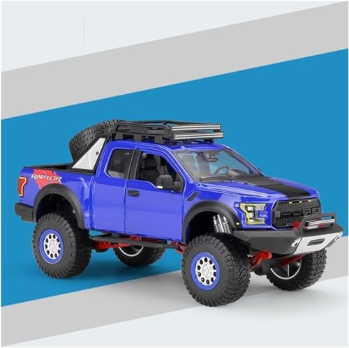 BAOLIQ Maßstabsgetreue Modellfahrzeuge for Automodelle, modifizierte Version, Simulation, Legierung, Automodell 1:24(Color:Blu) von BAOLIQ