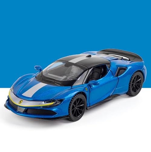 BAOLIQ Modellautos for Erwachsene, Modellauto-Bausätze, Modellauto-Spielzeug for Mädchen und Jungen, Spielzeug for Sammeln oder zur Verzierung(Color:Blu) von BAOLIQ
