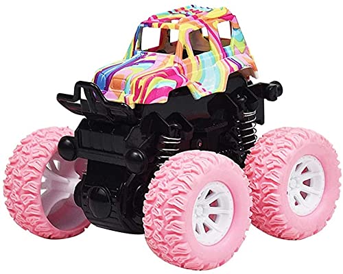 BAOLIQ Pädagogisches Spielzeug vierradantrieb inertial Offroad Fahrzeug 360-Grad rotierendes Stunt Swing Spielzeug pädagogisches Spielzeug(Color:Pink) von BAOLIQ