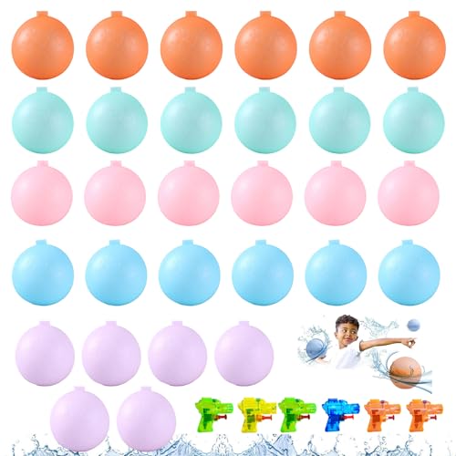 Wasserbomben Wiederverwendbar,30 Wasserballons Wiederverwendbar,Schnell Befüllbare Silikon Wasserball,Wasserbomben Selbstschließend,Schnellfüller Wasserbomben Silikon Spritzbälle für Kinder Erwachsen Wasserbomben Wiederverwendbar,30 Wasserballons Wiederverwendbar,Schnell Befüllbare Silikon Wasserball,Wasserbomben Selbstschließend,Schnellfüller Wasserbomben Silikon Spritzbälle für Kinder Erwachsen von BAOSROY