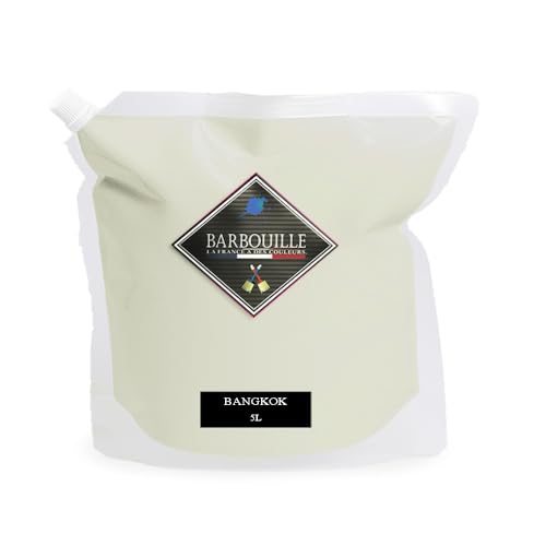 BARBOUILLE Bangkok Acryllack Satin - Möbel, Holz, Wände und Decken - 5 ltr weiß von BARBOUILLE