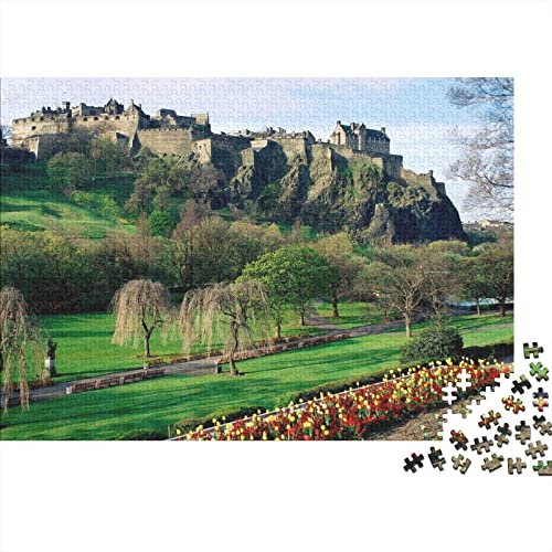 Edinburgh Puzzle 1000 Teile ErwachsenePuzzle Impossible Puzzle DIY Puzzle Geschicklichkeitsspiel Für Die Ganze Familie 1000pcs (75x50cm) von BARDYS