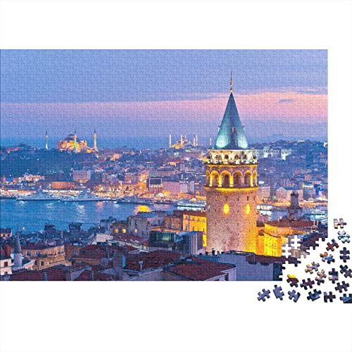 Istanbul Puzzle 1000 Teile ErwachsenePuzzle Impossible Puzzle DIY Puzzle Geschicklichkeitsspiel Für Die Ganze Familie 1000pcs (75x50cm) von BARDYS