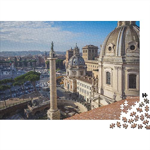 Rome Puzzle 1000 Teile ErwachsenePuzzle Impossible Puzzle DIY Puzzle Geschicklichkeitsspiel Für Die Ganze Familie 1000pcs (75x50cm) von BARDYS