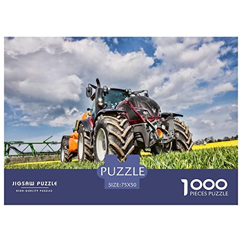 Traktoren Puzzle 1000 Teile Erwachsene Puzzle DIY Jigsaw Puzzle Holzpuzzle Für Die Ganze Familie Intellektuelles Herausforderungsspiel 1000pcs (75x50cm) von BARDYS