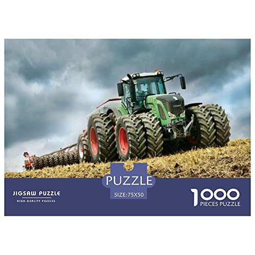 Traktoren Puzzle 1000 Teile Erwachsene Puzzle DIY Jigsaw Puzzle Holzpuzzle Für Die Ganze Familie Intellektuelles Herausforderungsspiel 1000pcs (75x50cm) von BARDYS