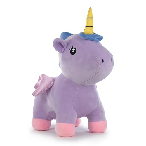 BARRADO Plüsch Einhorn - Fantasy Unicorns Kollektion - Verschiedene Größen und Farben zur Auswahl (Fliederfarben 45zm) von BARRADO