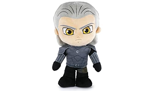 The Witcher - The Witcher Charakter Kuscheltier 28cm - Cirilla, Geralt, Yennefer - Super Soft Qualität (28cm, Geralt) von BARRADO