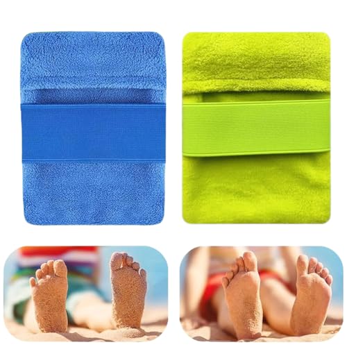 BASTOUR 2 Stück Sandentferner Strand, Sandentfernungsbeutel, Körperreiniger Strandsandentfernungsbeutel, Zubehör für Urlaub, Camping, Surfen, Sommer, Strandparty, Blau und Grün BASTOUR 2 Stück Sandentferner Strand, Sandentfernungsbeutel, Körperreiniger Strandsandentfernungsbeutel, Zubehör für Urlaub, Camping, Surfen, Sommer, Strandparty, Blau und Grün von BASTOUR